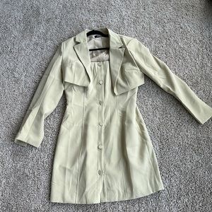 Cropped blazer & dress set